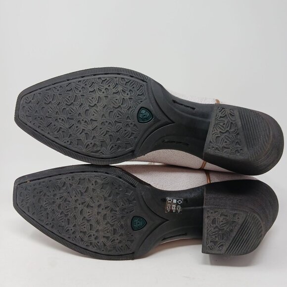 Ariat GOLDIE Western Boots Size 7.5 Distressed White NWT Cowboy Cowgirl Country - Picture 9 of 11